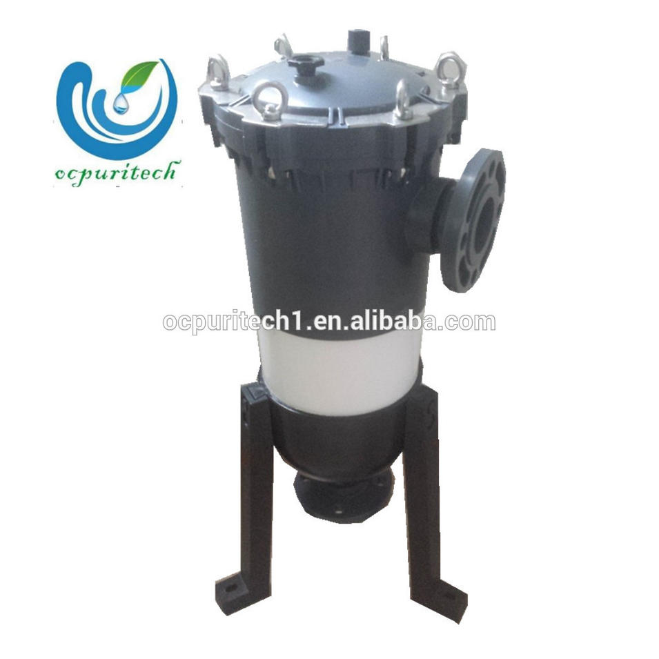 low cost water treatment part of water filter bag housing