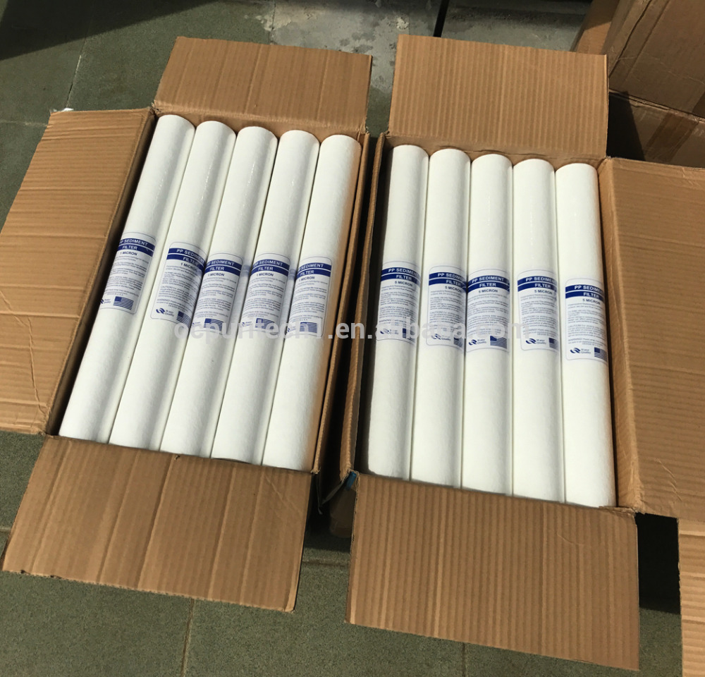 product-20 inches 25 micron pp spun filter cartridge-Ocpuritech-img-1