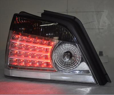 Vland Auto modified LED Tail lights for 2000 PROTON WAJA red smoke color rear light