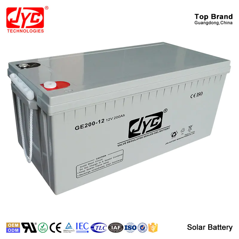 High efficiency 12v 200ah solar energy storage battery for solar energy system
