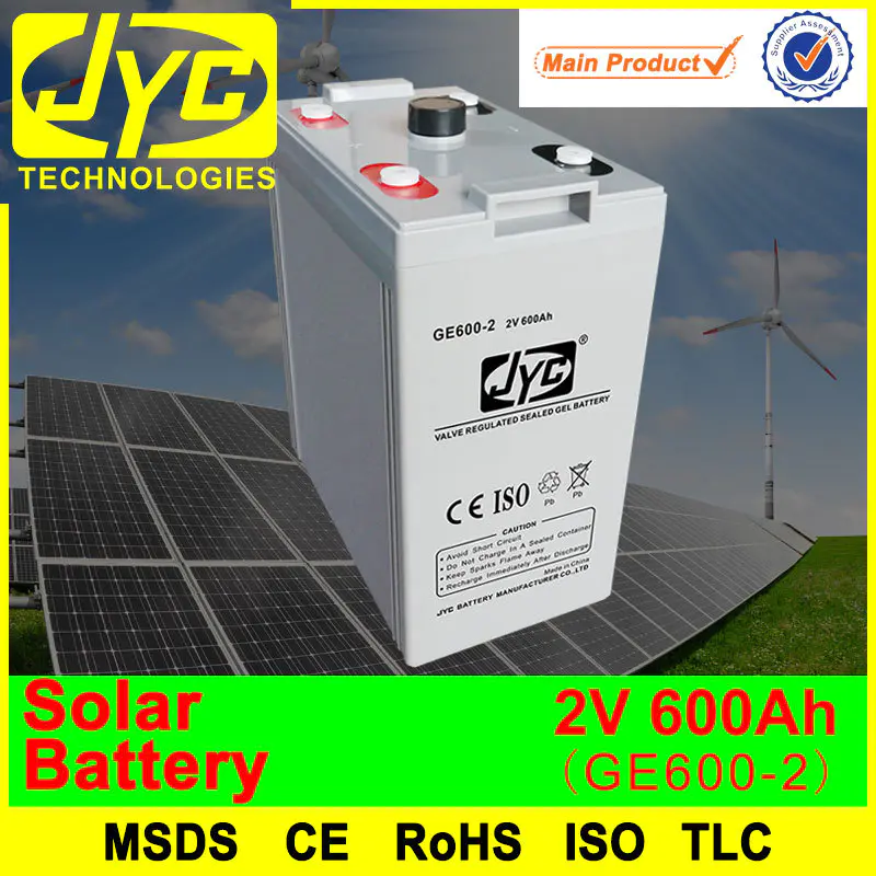 2v 600Ah Storage Solar Battery for Pv Price
