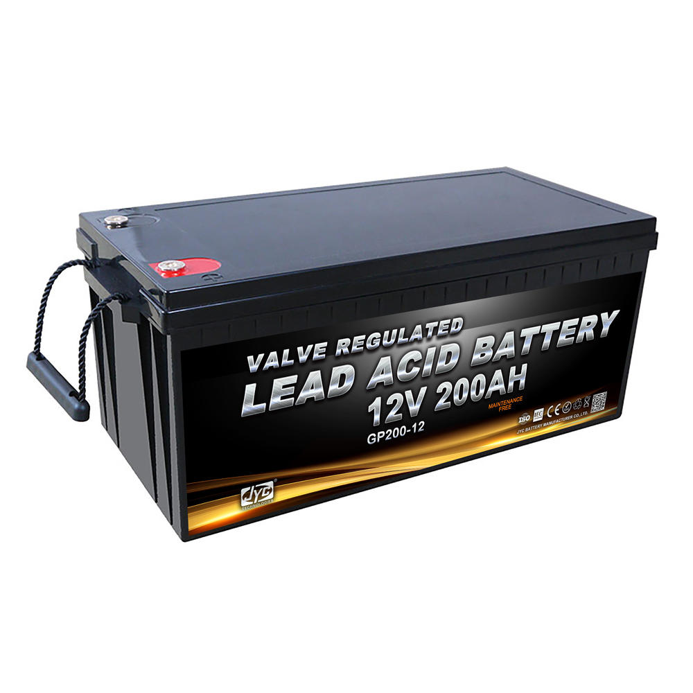 Flexible Size Maintenance Free Sealed Deep Cycle Battery Lead Acid Battery 12v 200ah 2P1S Form 24v 200ah Electric Power Systems