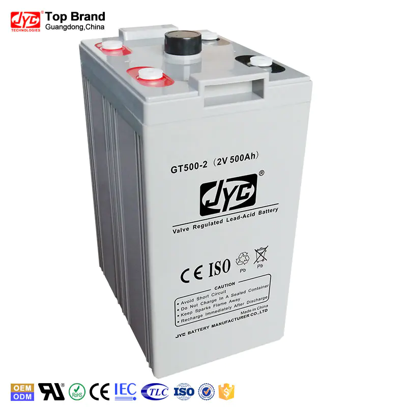 Maintenance Free Sealed Solar Battery 2v 500ah Deep Cycle Battery for Solar System