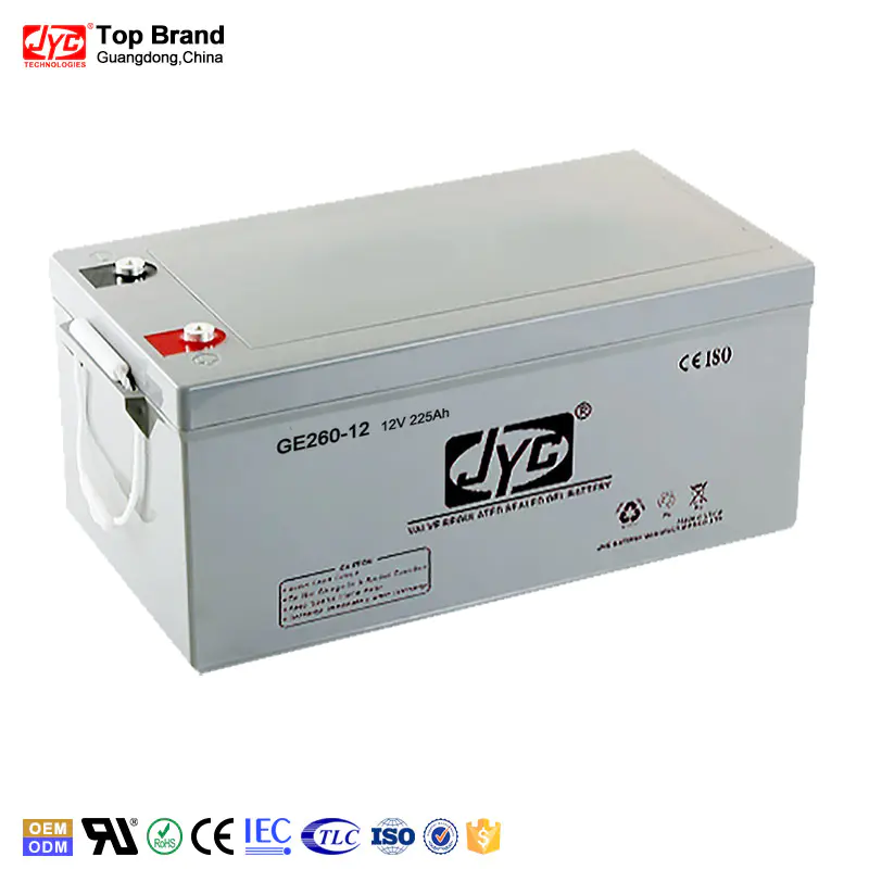 Top sale China manufacturer 12v 260ah agm solar battery