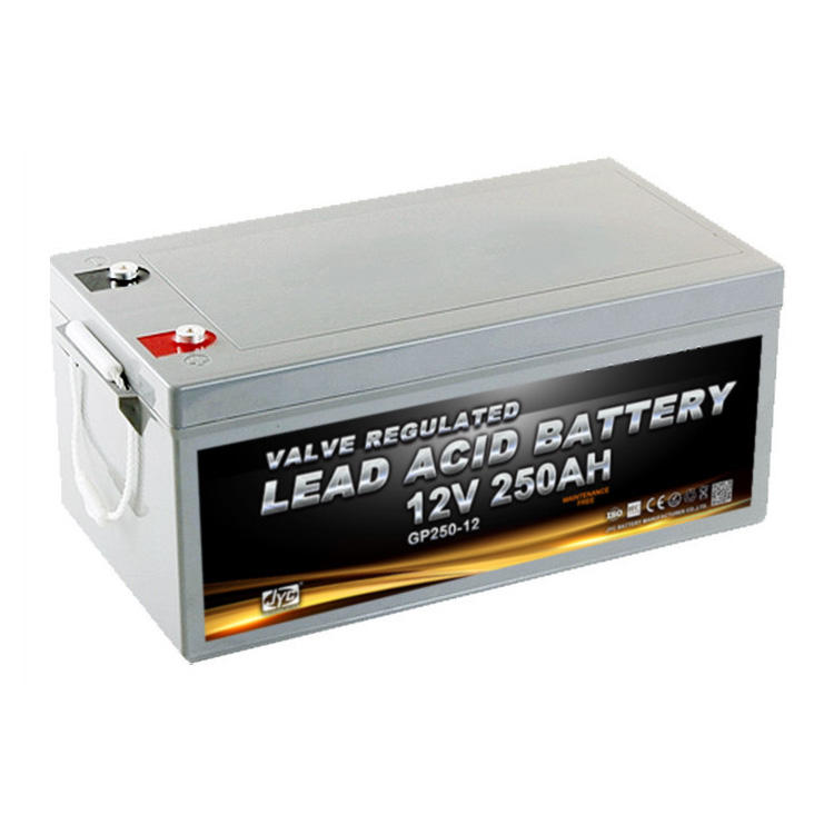 Maintenance Free Sealed AGM Battery 12v 250ah Solar Gel Battery for Solar system