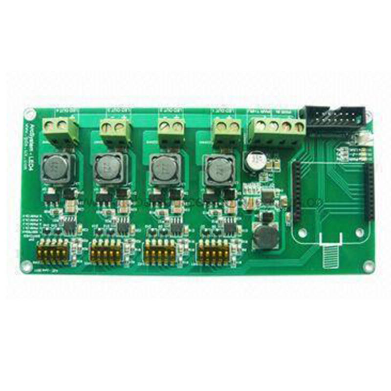 One-stop PCBA for signal transmitter cell phone battery board with black soldermask