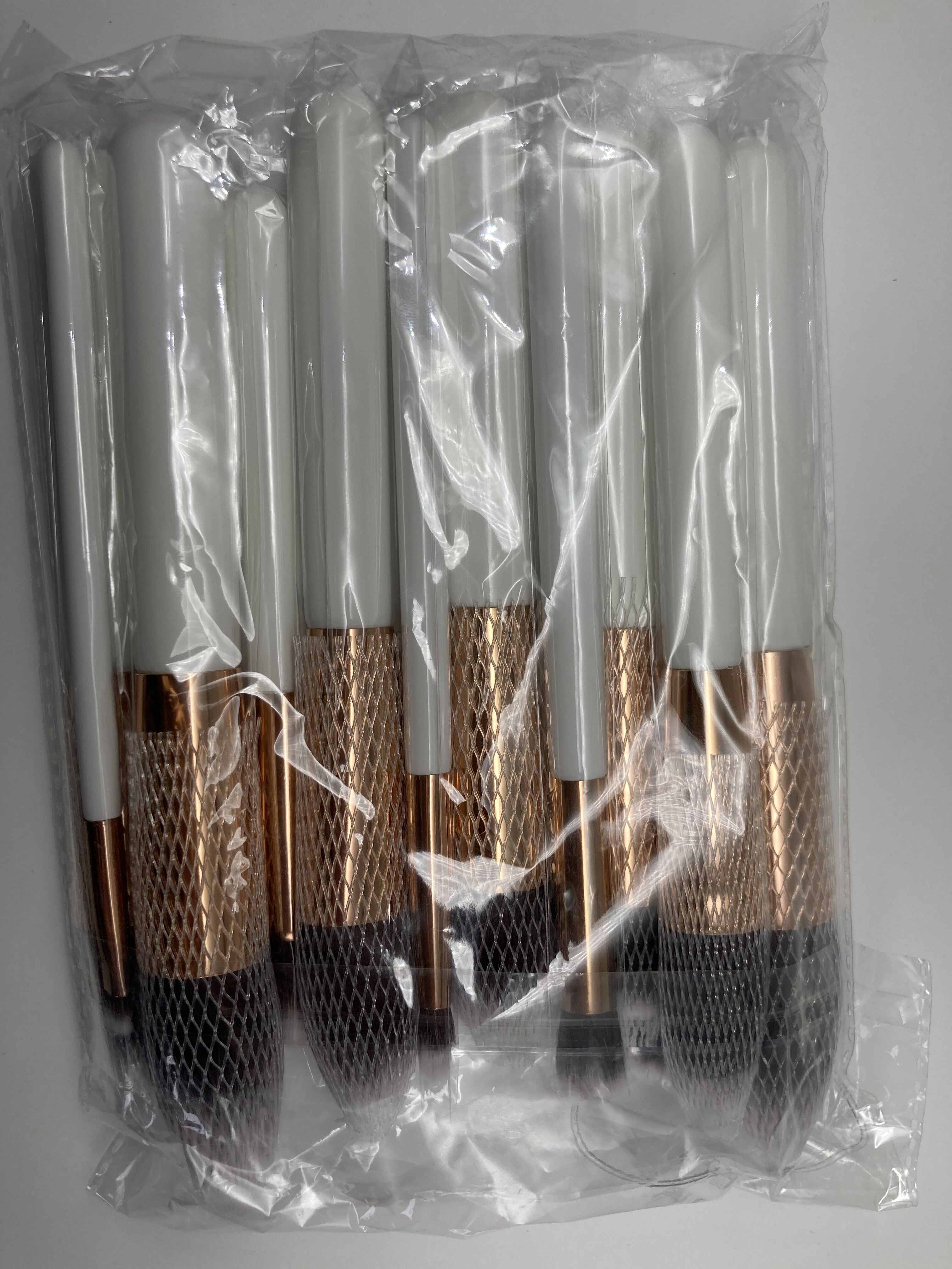 Set di pennelli per trucco vegano per capelli sintetici da 15 pezzi campione gratuito