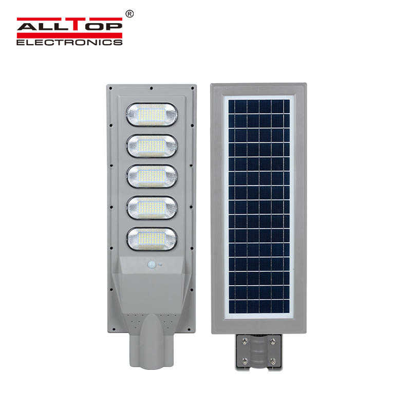 ALLTOP 30w 60w 90w 120w 150w waterproof IP65 outdoor integrated motion sensor all in one solar led streetlight price
