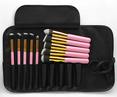 Vegan Makeup Foundation Factory Sale Professional 10pcs Cosmetic Brush Set