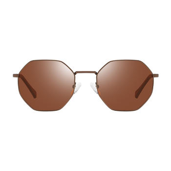 EUGENIAFashionable Metal Sunglasses Women Round Polarized Sun Glasses Wholesale