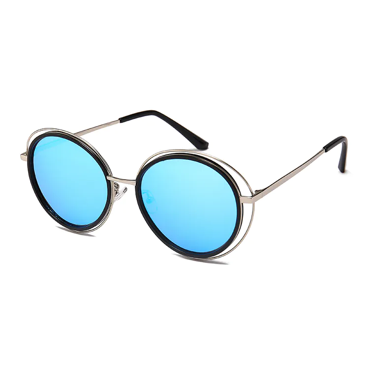 EUGENIA Top Quality Design Factory Premium Quality Label Optional Promotional Metal Sunglasses