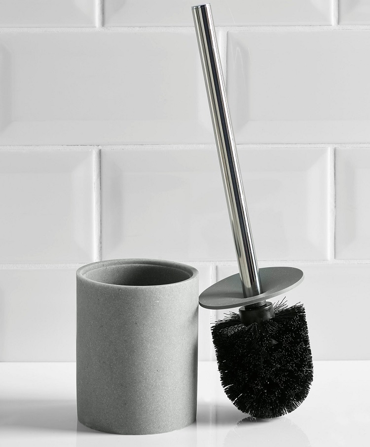 High Quality Resin Toilet Brush with Holder Bathroom Set