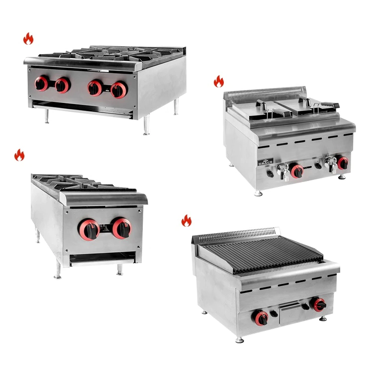 Universal Built In Combination Standing Four Six Burner Gas Electric Stove Range