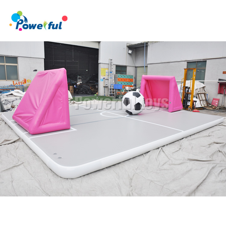 giant gymnastics inflatable tumble,inflatable air track gym mat for soccer bubble game