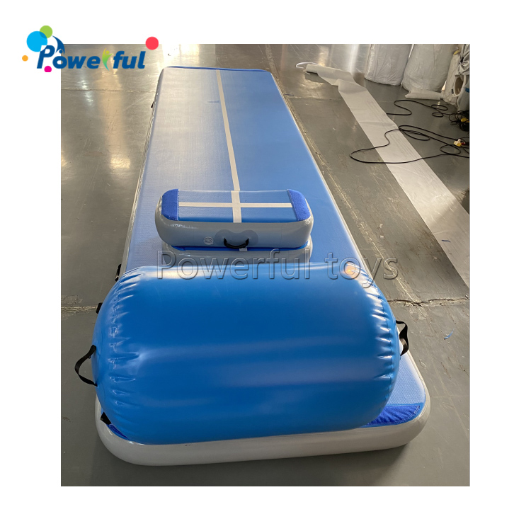 Training inflatable air track full set 6m air floor mat for gymnastic