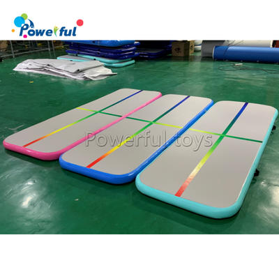 Inflatable tumbling air floor, 3m air track for gymnastics