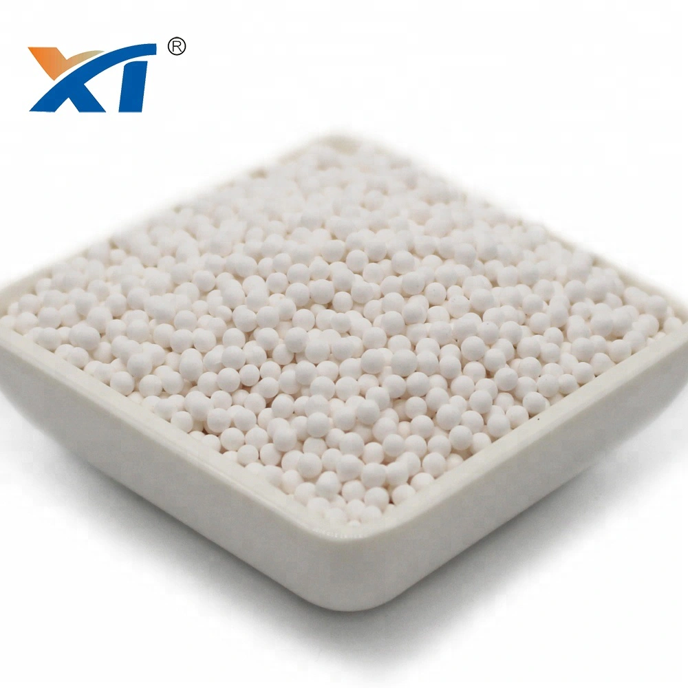 Aluminium oxide spheres 1-2mm as catalyst support with low abrasion