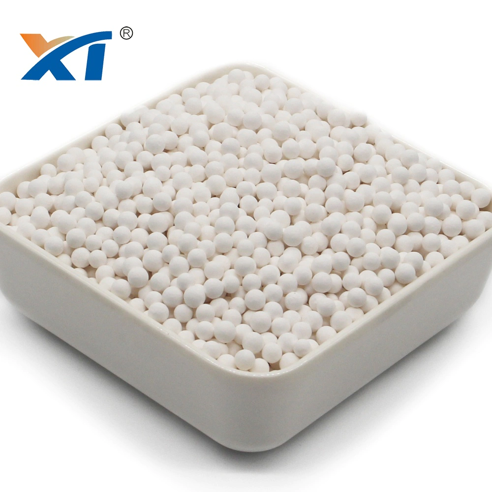 4-6mm activated alumina desiccant for removal of moisture in gas drying