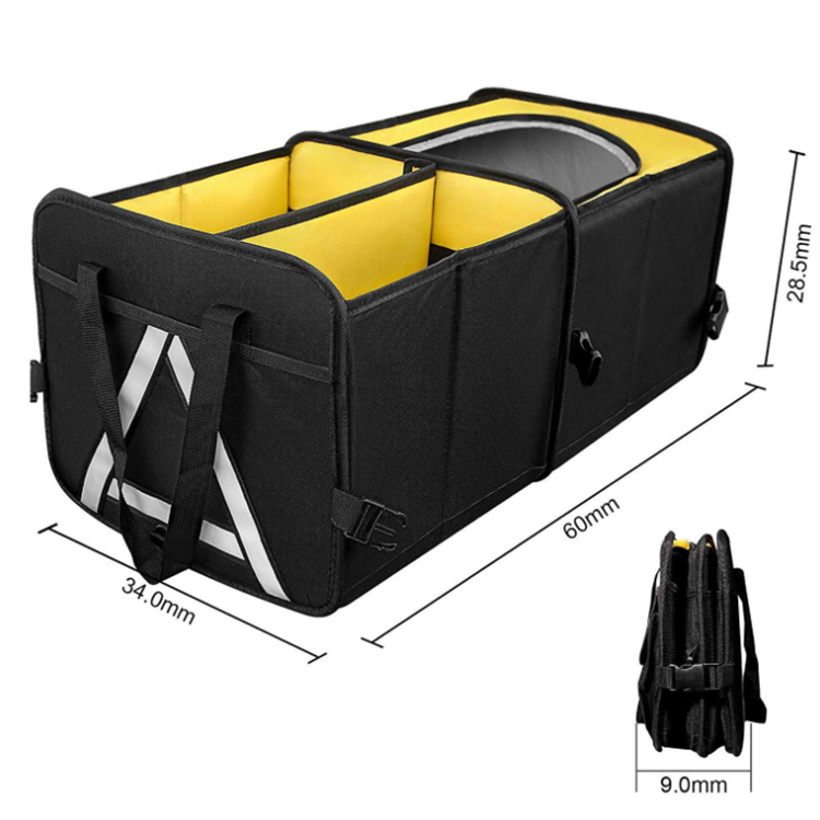 Osgoodway New Arrival Good Quality Wholesale Large Auto Collapsible Multifunction Trunk Back Car Seat Organizer