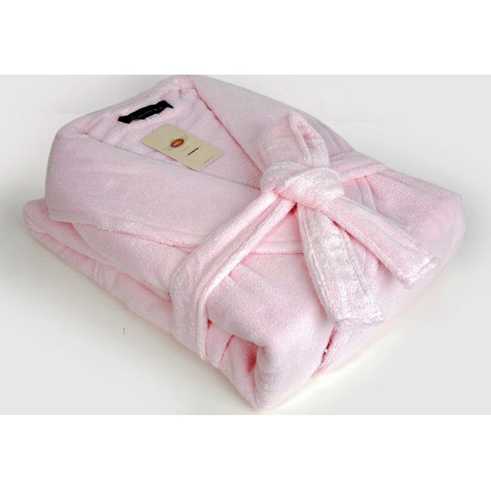 Customized high-end 100% cotton ladies robes for home