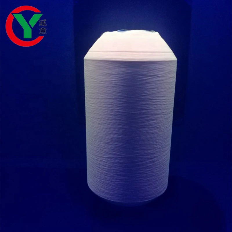 glow yarn suppliers polyester textured noctilucent dty yarn