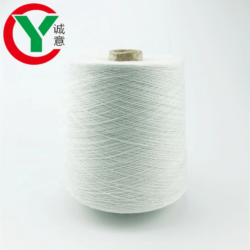 China supplier 21s/1 raw white luminous knitting yarn glow in the dark yarn