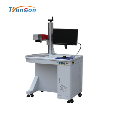 Industrial Desktop Fiber Laser Marking Printing Machine On Metal And Plastic
