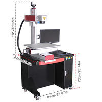 50W Fiber Laser Marking Machine With Slider