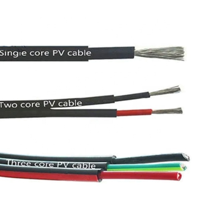 Guangdong cable manufactory Multi-cores resistant flexible DC PV solar cable wire for promotions