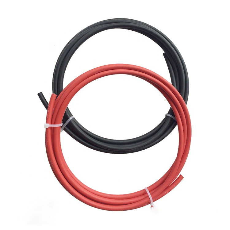 H1Z2Z2-K EN50618 1500V DC Solar cableRed 6mm PV1-F for solar panel collecting solar cable wire