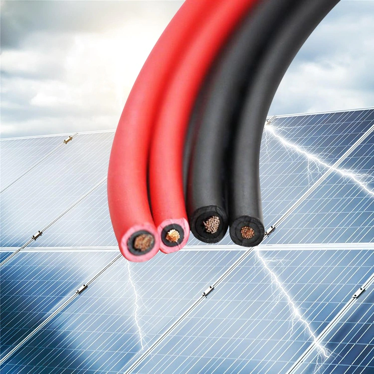 Guangdong cable factory direct saleXLPE Black Halogen-free Flexible Solar copper Cable Metric Cables