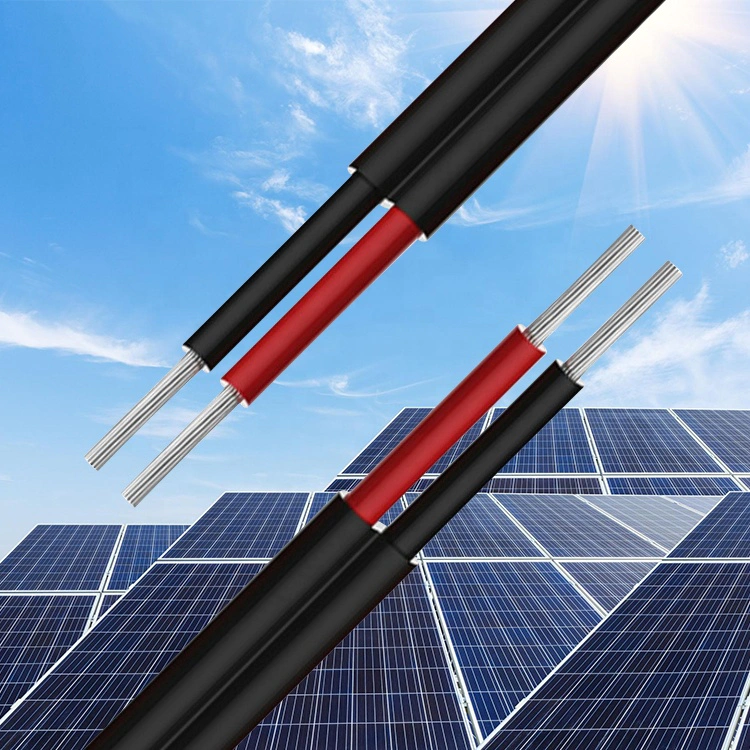 Guangdong cable factory manufactured 6mm H1Z2Z2-K EN50618 1500V DC Solar Cable for sale