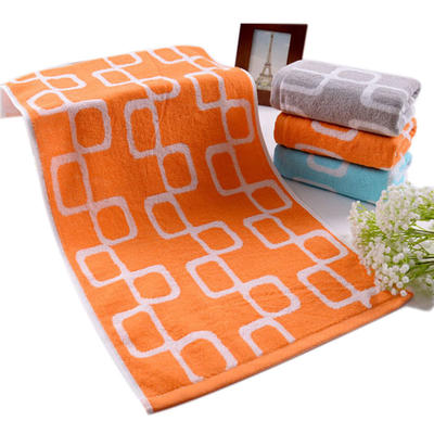 Factory price wholesale cotton jacquard face towel set