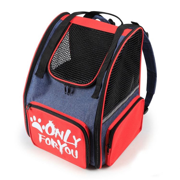 Osgoodway Lightweight Cute Breathable Mesh Dog Backpack Carrier Bag Pet Backpack for Travel