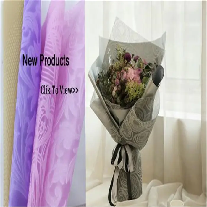 100% PP non woven fabric flower wrapping paper waterproof christmas gift flower packing use