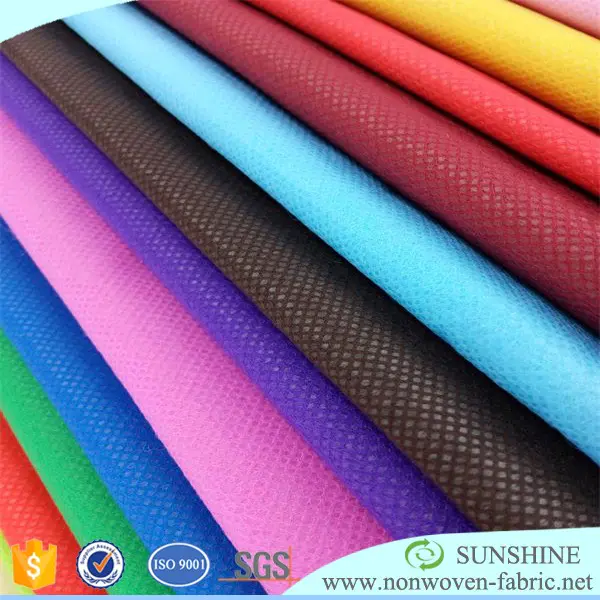 Laminated PrintedEmbossednon-woven fabric 100%pp spunbond for Bag TableclothsFlower wrapping Weeding decoration