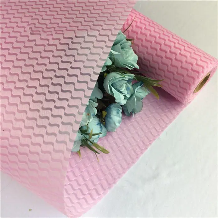 100% PP non woven fabric flower wrapping paper waterproof christmas gift flower packing use