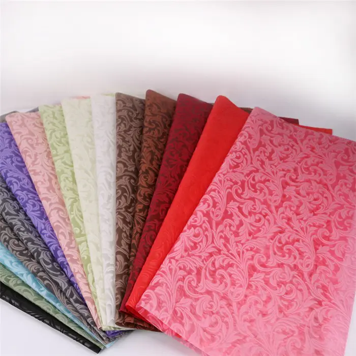 New Factory Colorful PP Embossed Nonwoven Spunbonded Fabric