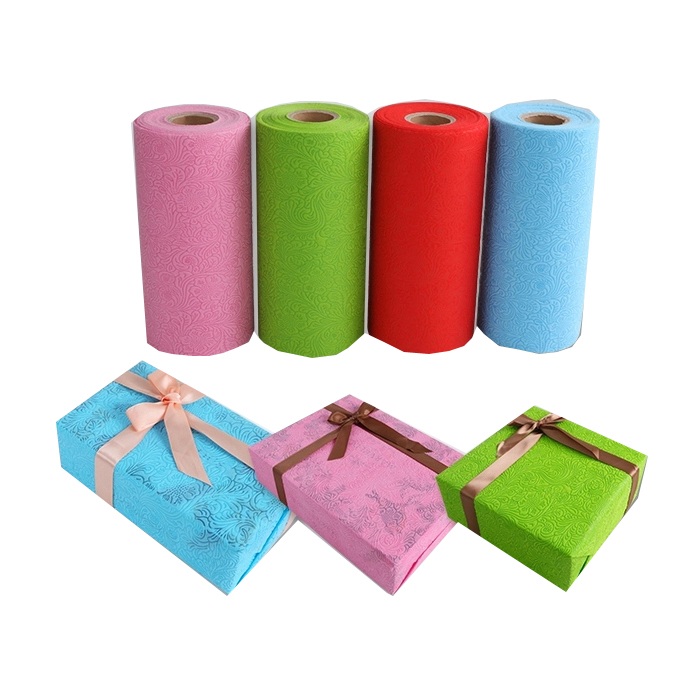 New Design Embossing PP Non Woven Paper For Gift and Flower Packing