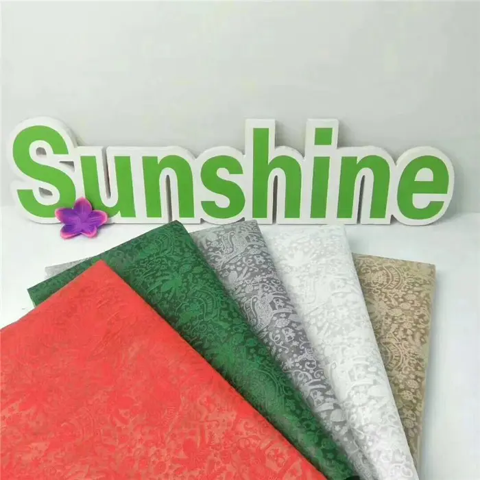 Christmas pattern Design Embossed nonwoven fabric