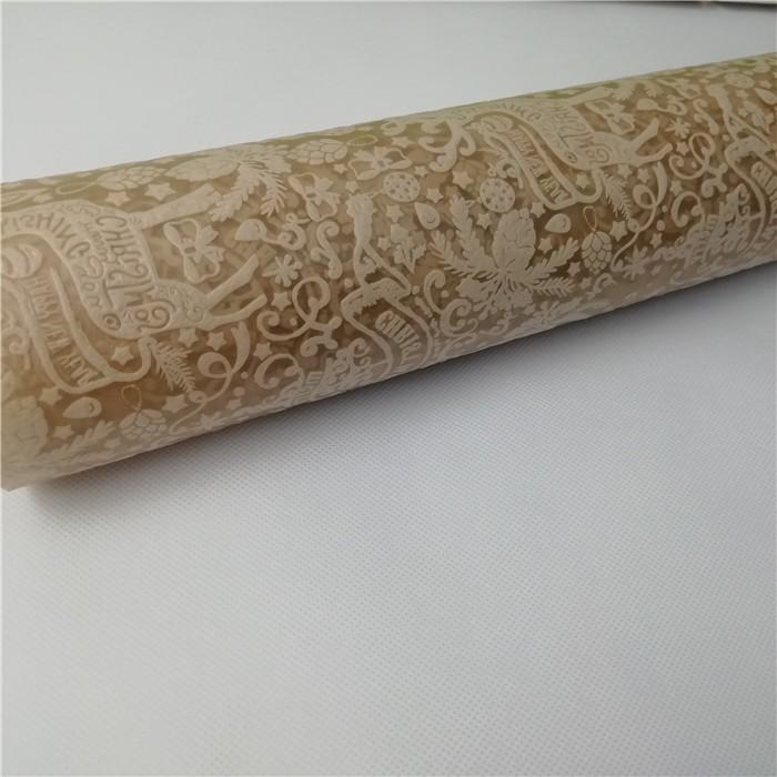 Christmas design in nonwoven fabric for gift packing ,flower wrapper