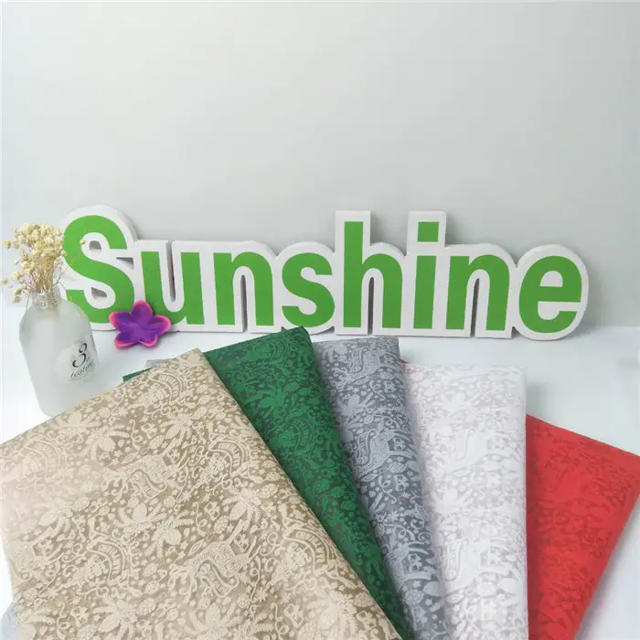 New design Embossed pp spunbond non-woven fabric for gift package Flower wrapping Weeding decoration Bag Tablecloths