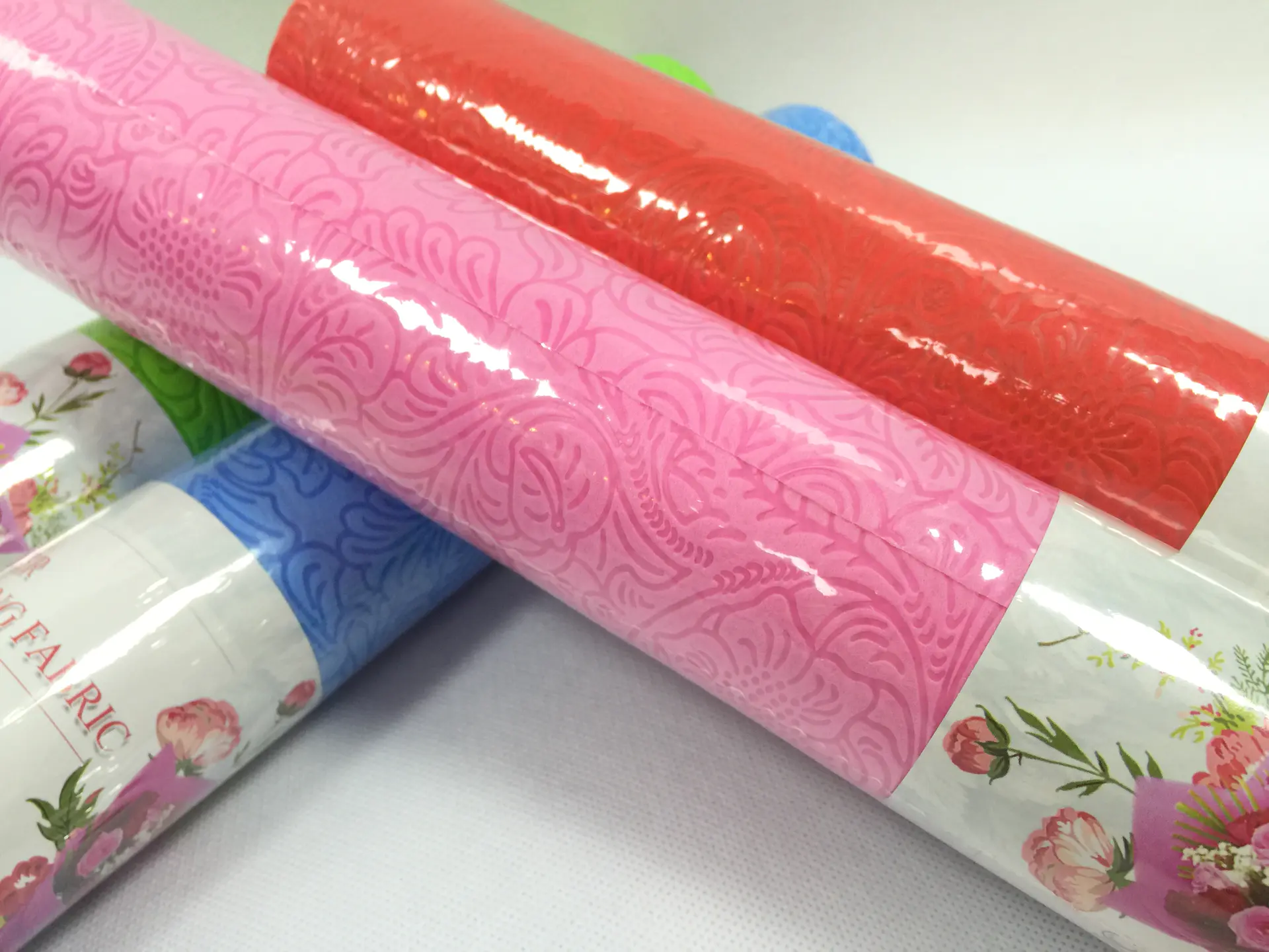 100% PP non woven fabric flower wrapping paper waterproof christmas gift flower packing use