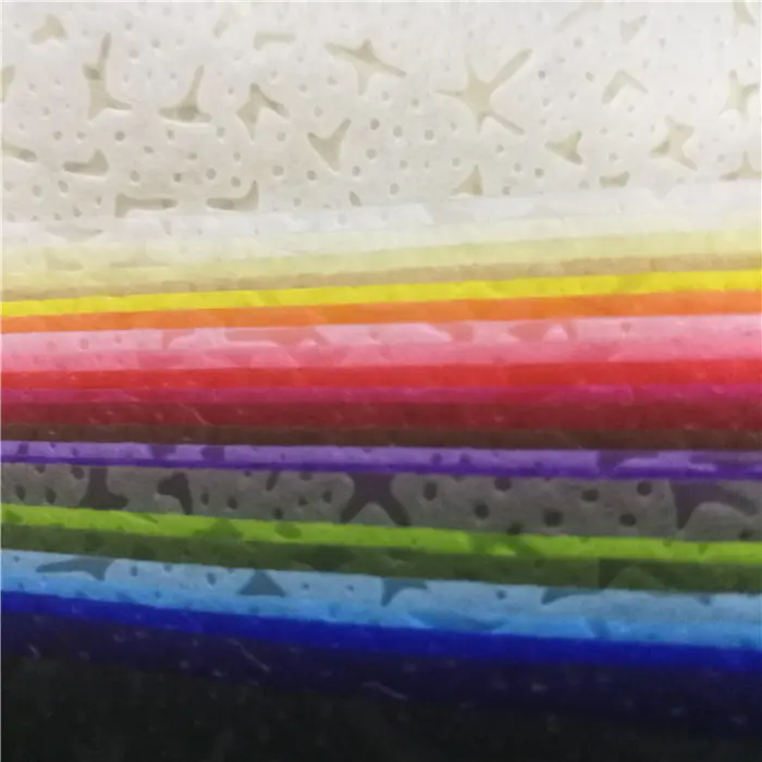 100% pp spunbond embossed non woven fabric material flower fabric For gift flower wrapping paper