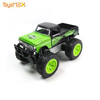 1:244 wheel drive truck Inertia alloy car model toys With Light