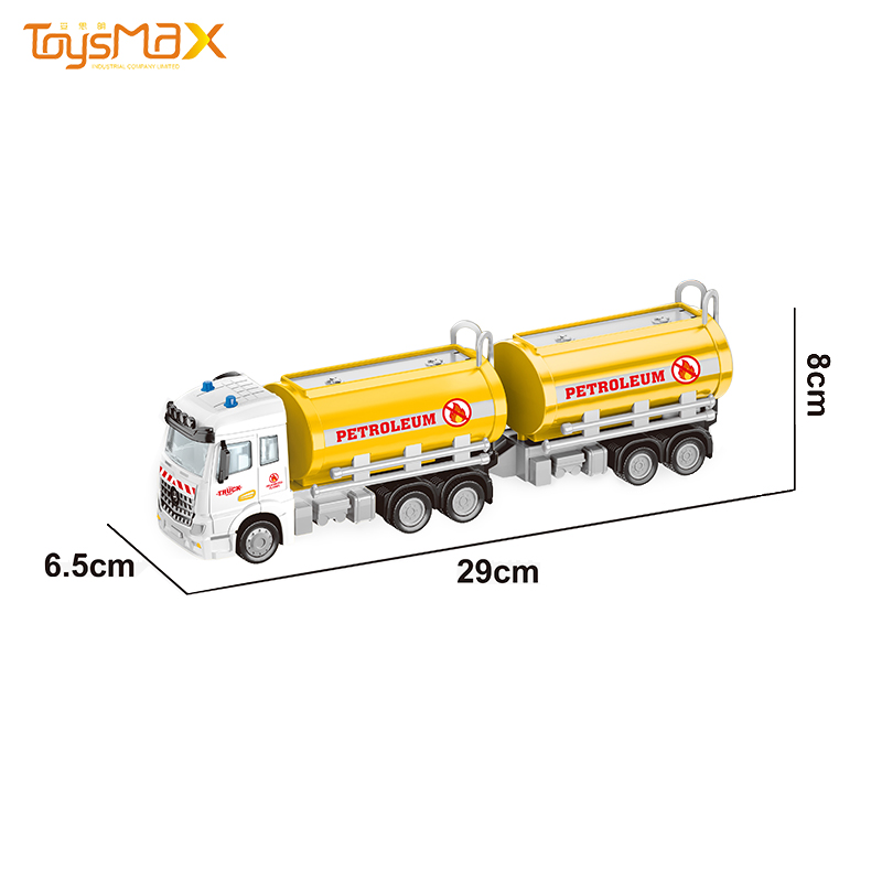 ChinaNew Hot Sale 1:46 Diecast Alloy Toys Truck Trailer Metal Oil Tank Trailer