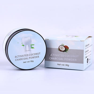 Natural activated charcoal teeth whitening powder for sensitive teeth