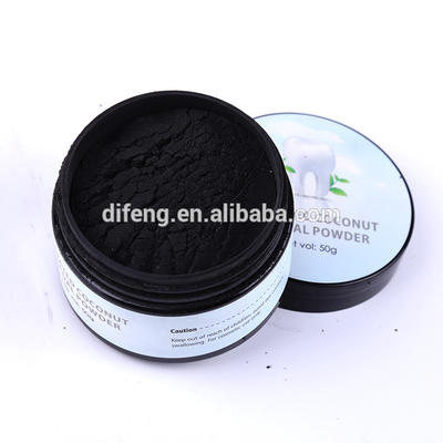 Natural safe private label teeth whitening activated charcoal powder 2oz