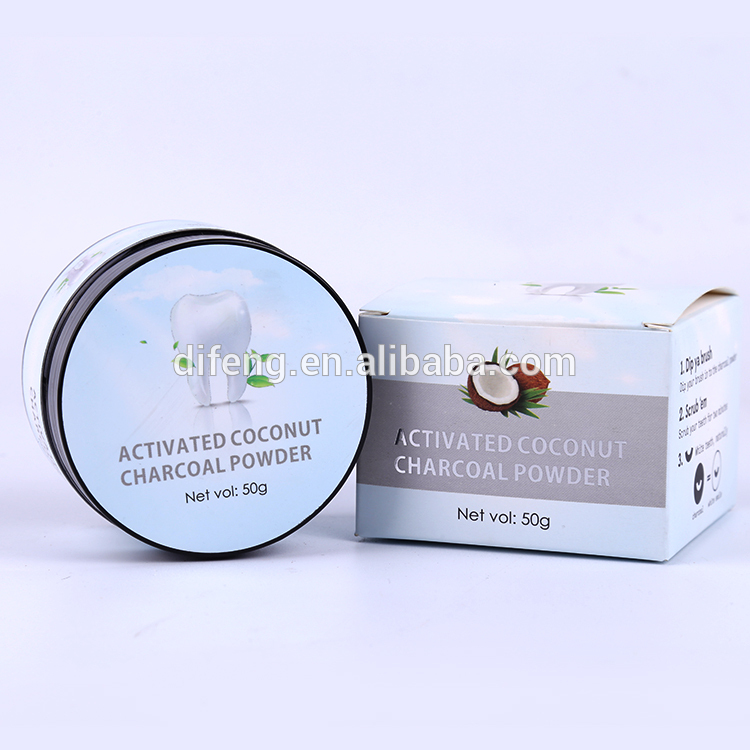 2020 hot selling activated charcoal & coconut teeth whitening powder
