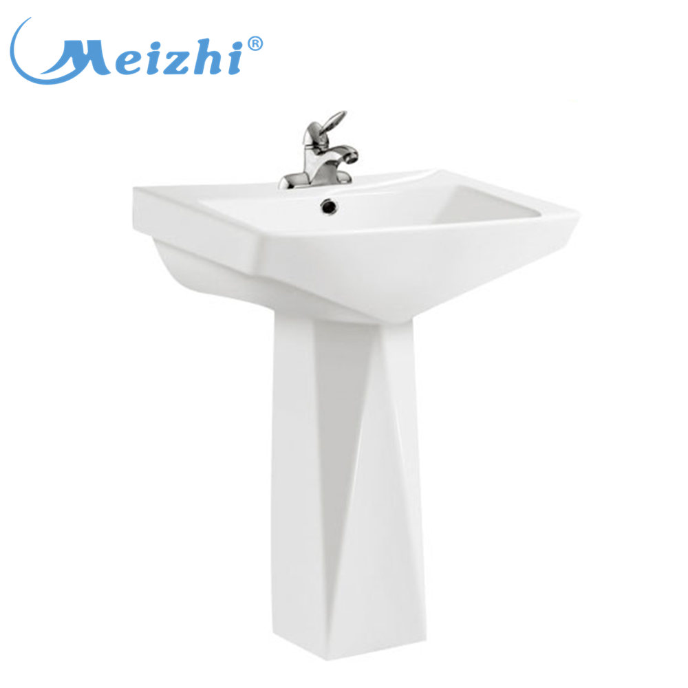 China bathroom luxury pedestal basin hand wash sink prices